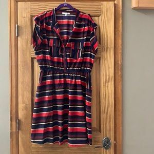 Speed Control striped dress with pockets
